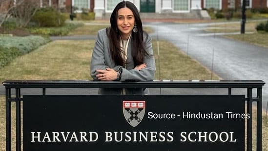 Karishma in Harvard Business school