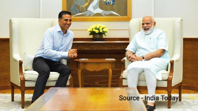 Akshay Kumar in BJP for election