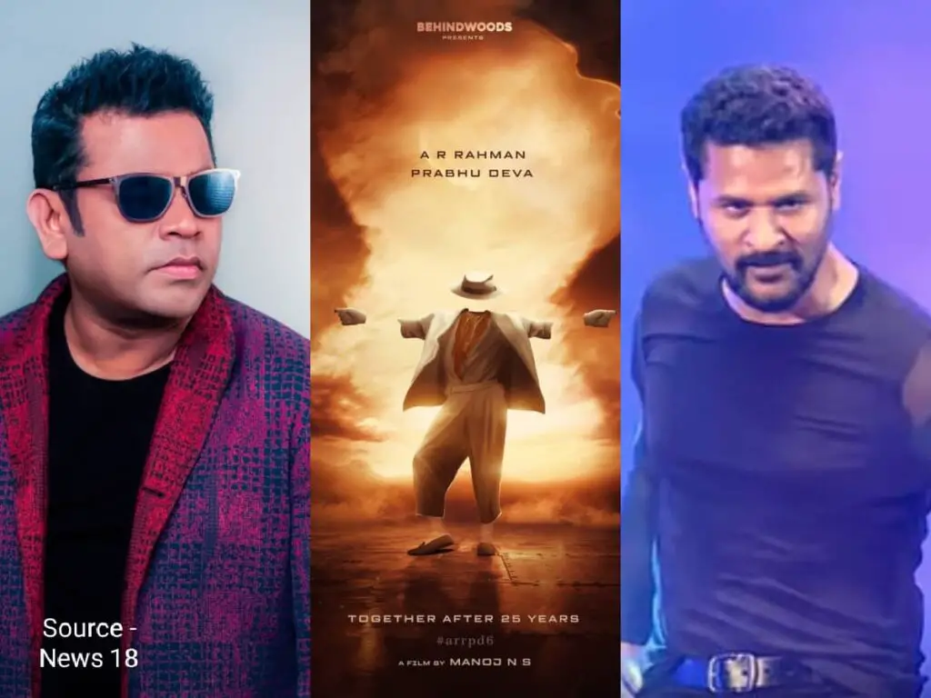 Popular combo of AR Rahman and Prabhu Deva