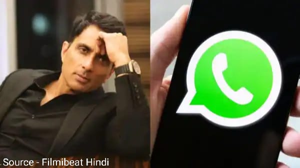 WhatsApp account of Sonu Sood