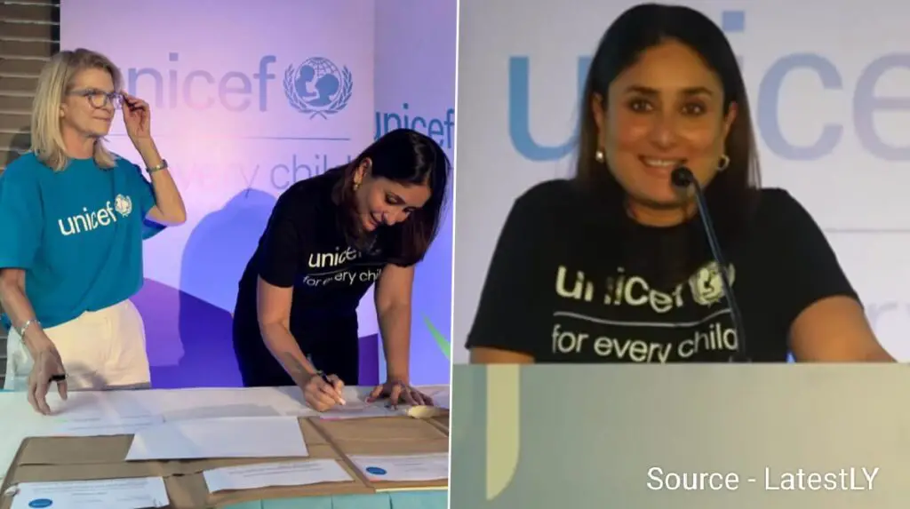 Kareena Kapoor is ambassador of UNICEF India