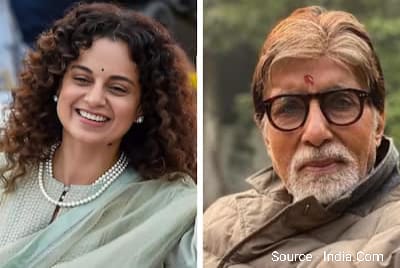 Kangana with Amitabh controversy