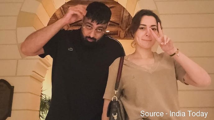 Badshah and Hania Aamir's relation