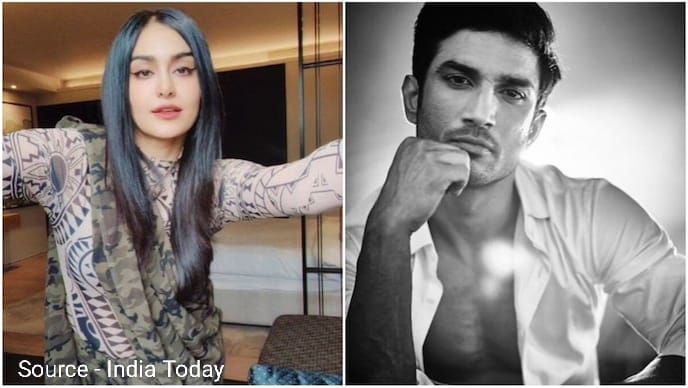 Adah Sharma in Sushant Singh Rajput house