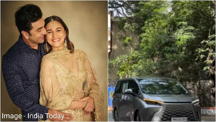 lexus LM of Ranbir Alia